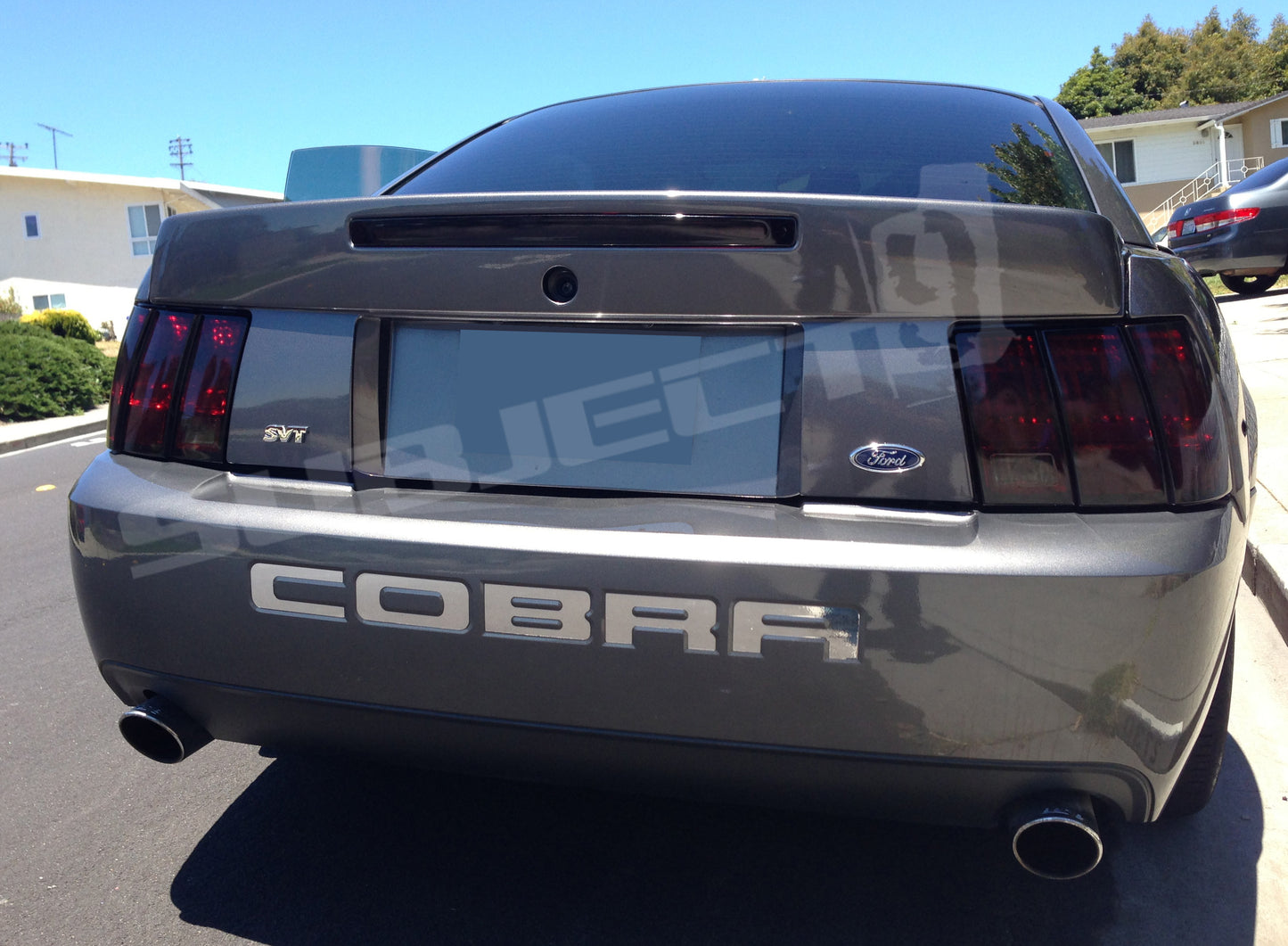 03-04 Ford Mustang Cobra Taillight Tint Vinyl Overlays