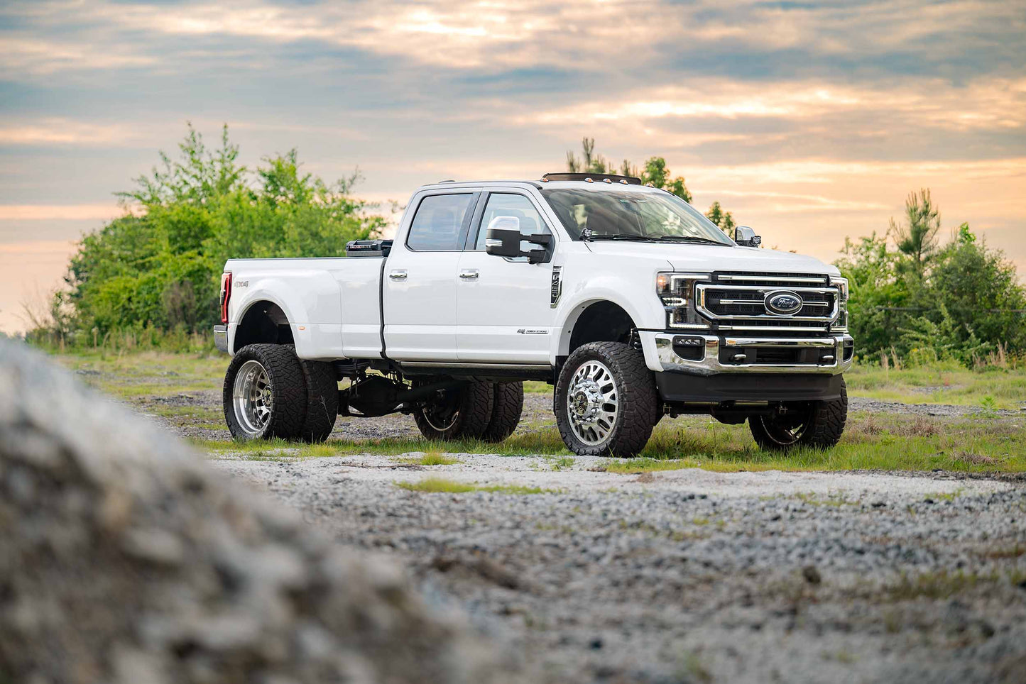 XBG LED Grille: Ford Super Duty (20-22) (Chrome Finish / White DRL)