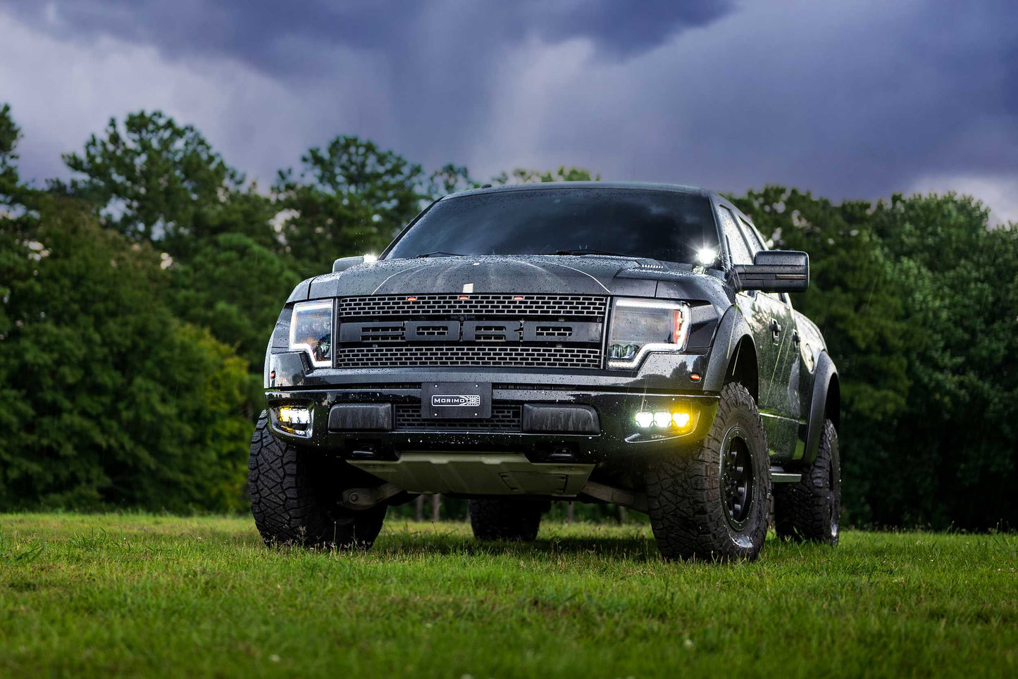 Morimoto 4Banger Fog Brackets: Type Raptor Triple (10-14)