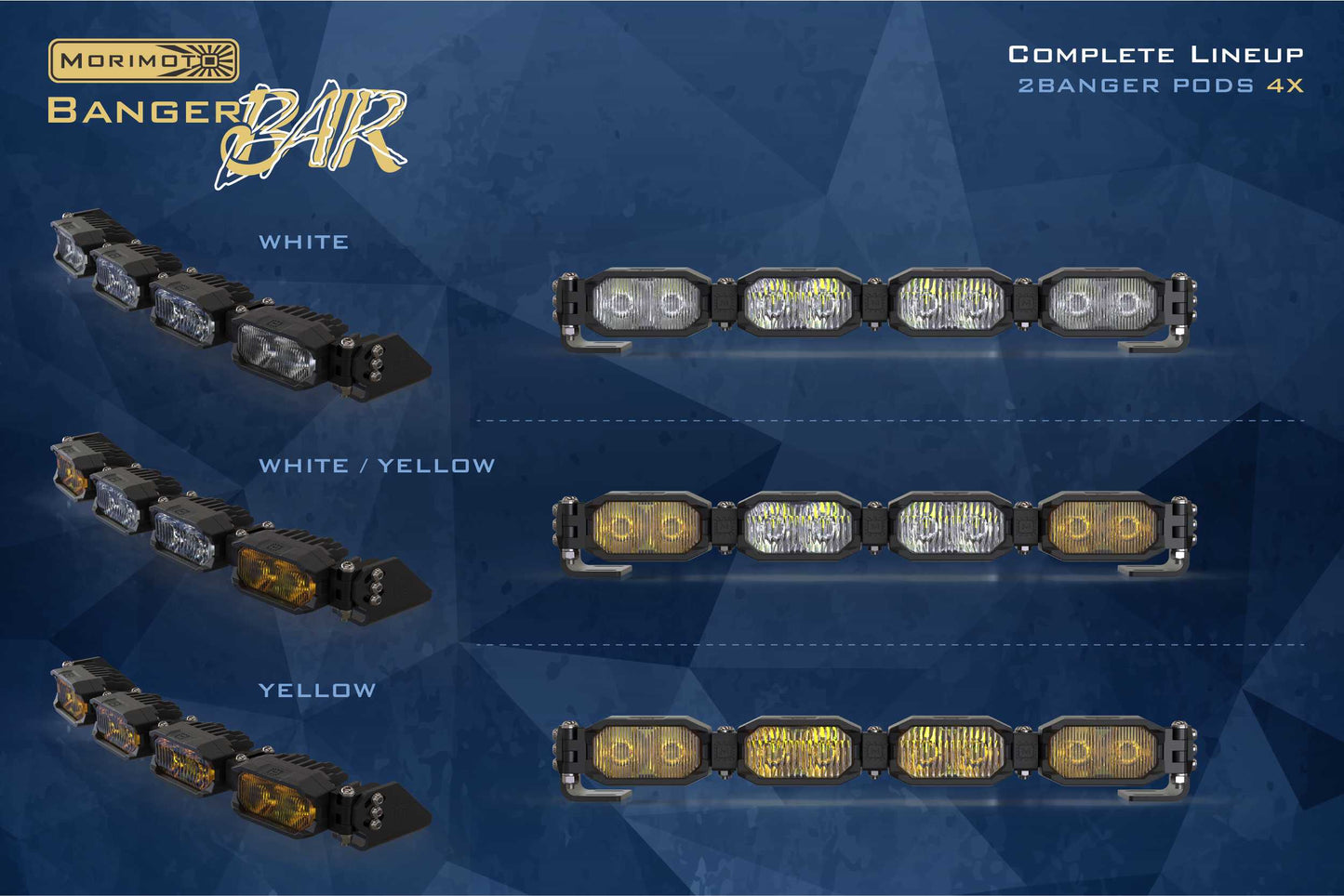 Single-Row BangerBar: 4 Pod / 16"