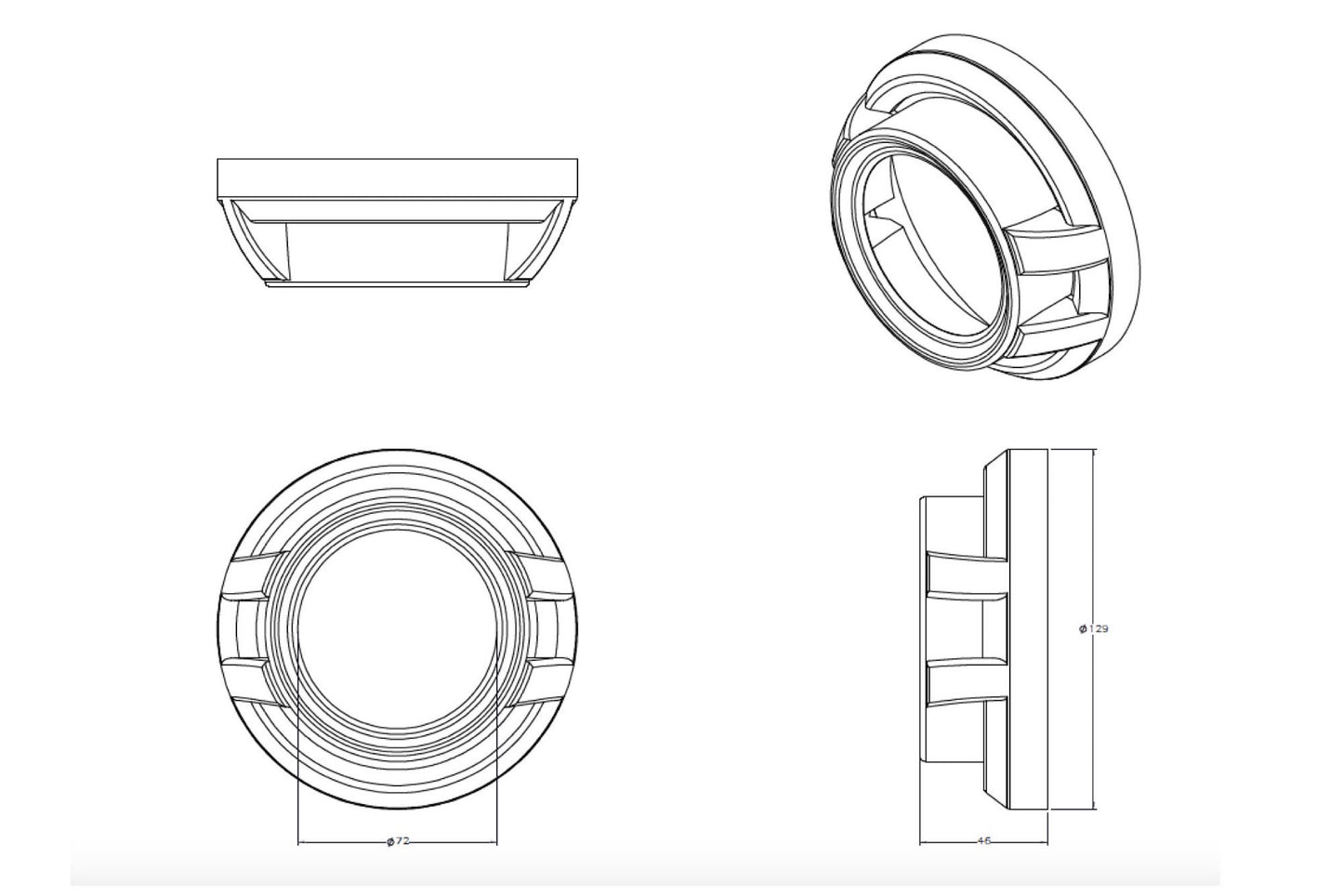 Apollo 1.0 Projector Shroud