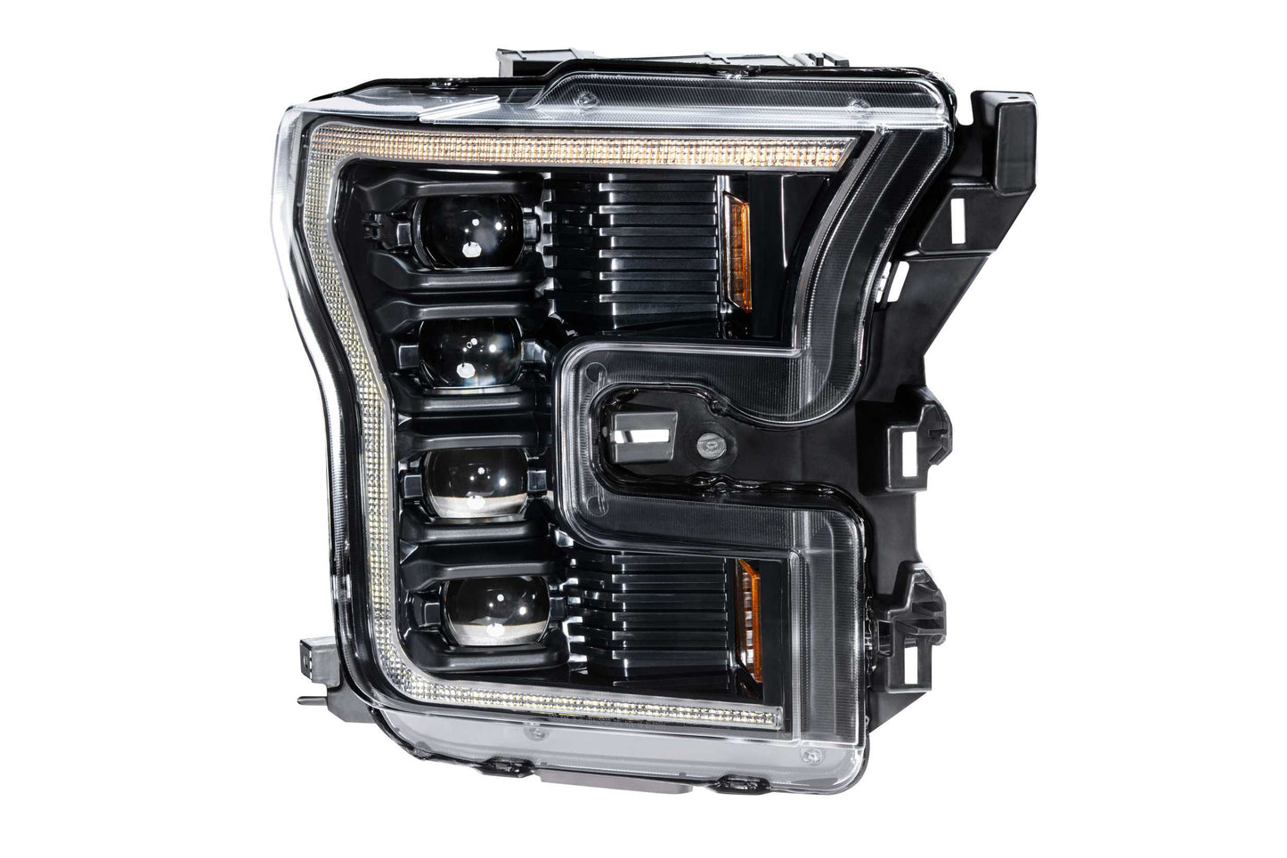 XB LED Headlights: Ford F150 (15-17) (Pair / ASM / Amber DRL) (Gen 2)