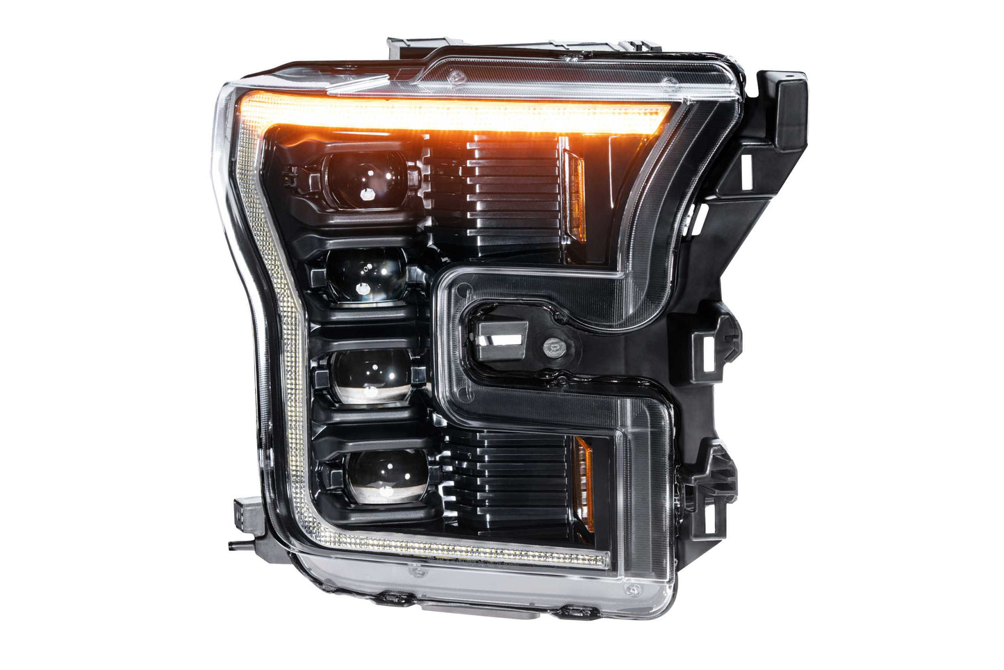 XB LED Headlights: Ford F150 (15-17) (Pair / ASM / Amber DRL) (Gen 2)