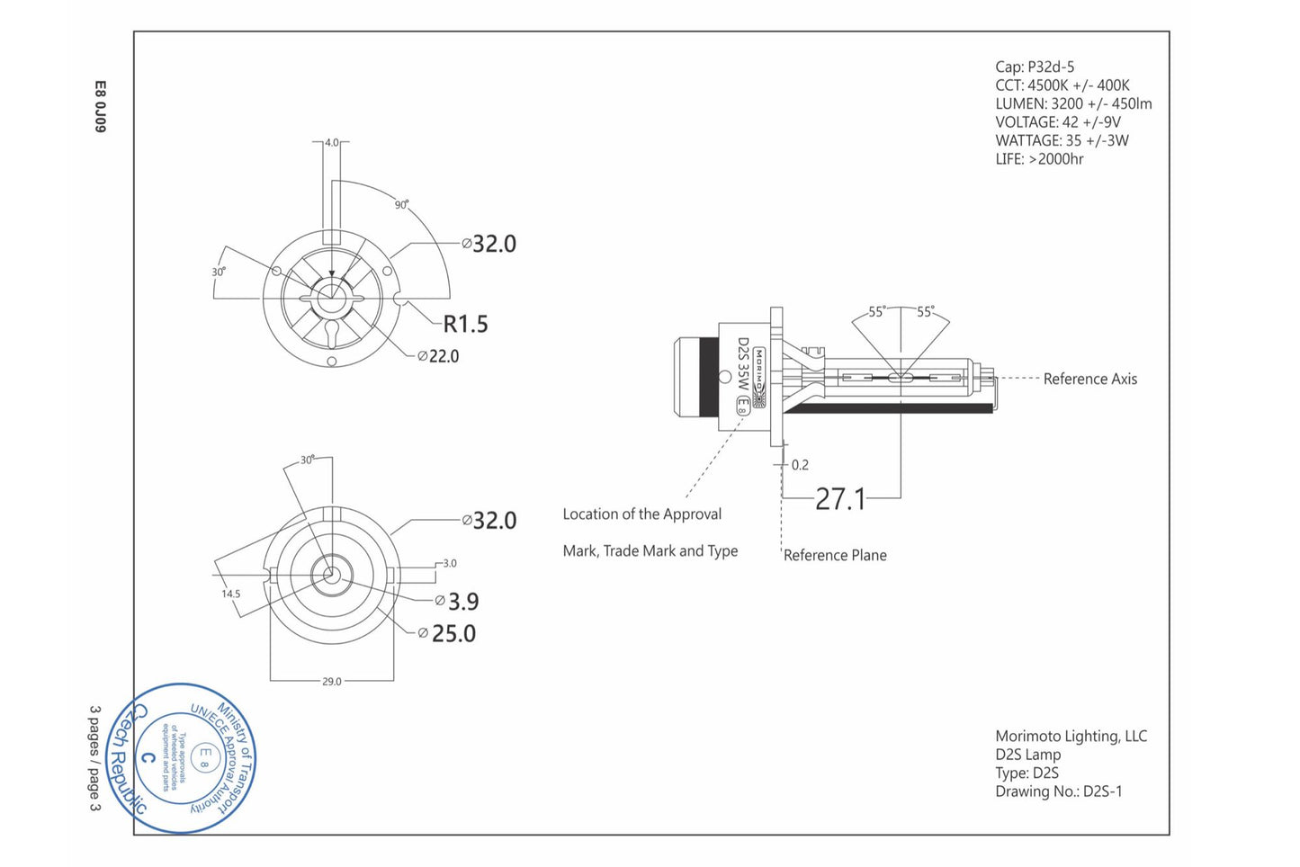 D4S: XB HID Bulbs (Pair)