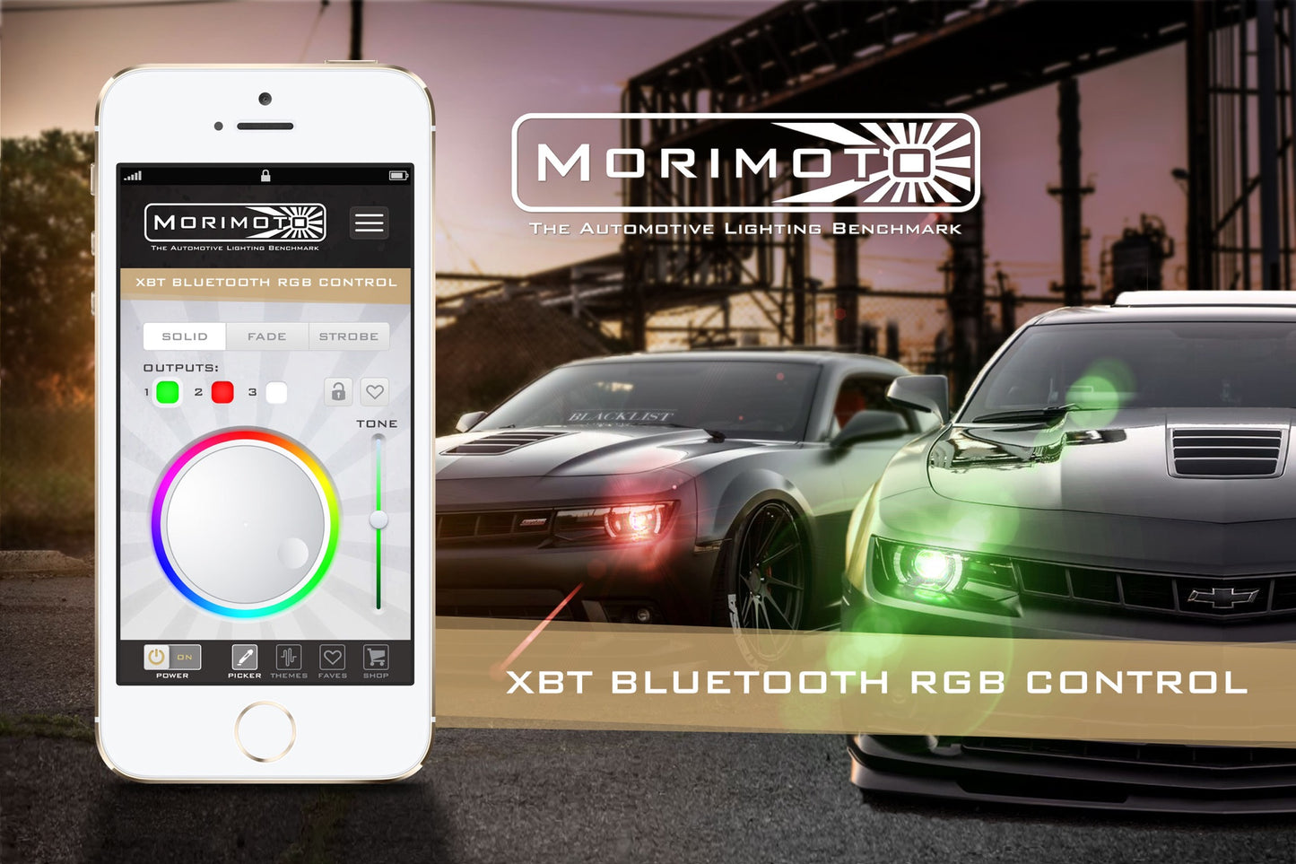 RGBW Controller: Morimoto XBT (1x5 / 2x4 Wire Universal Standard)