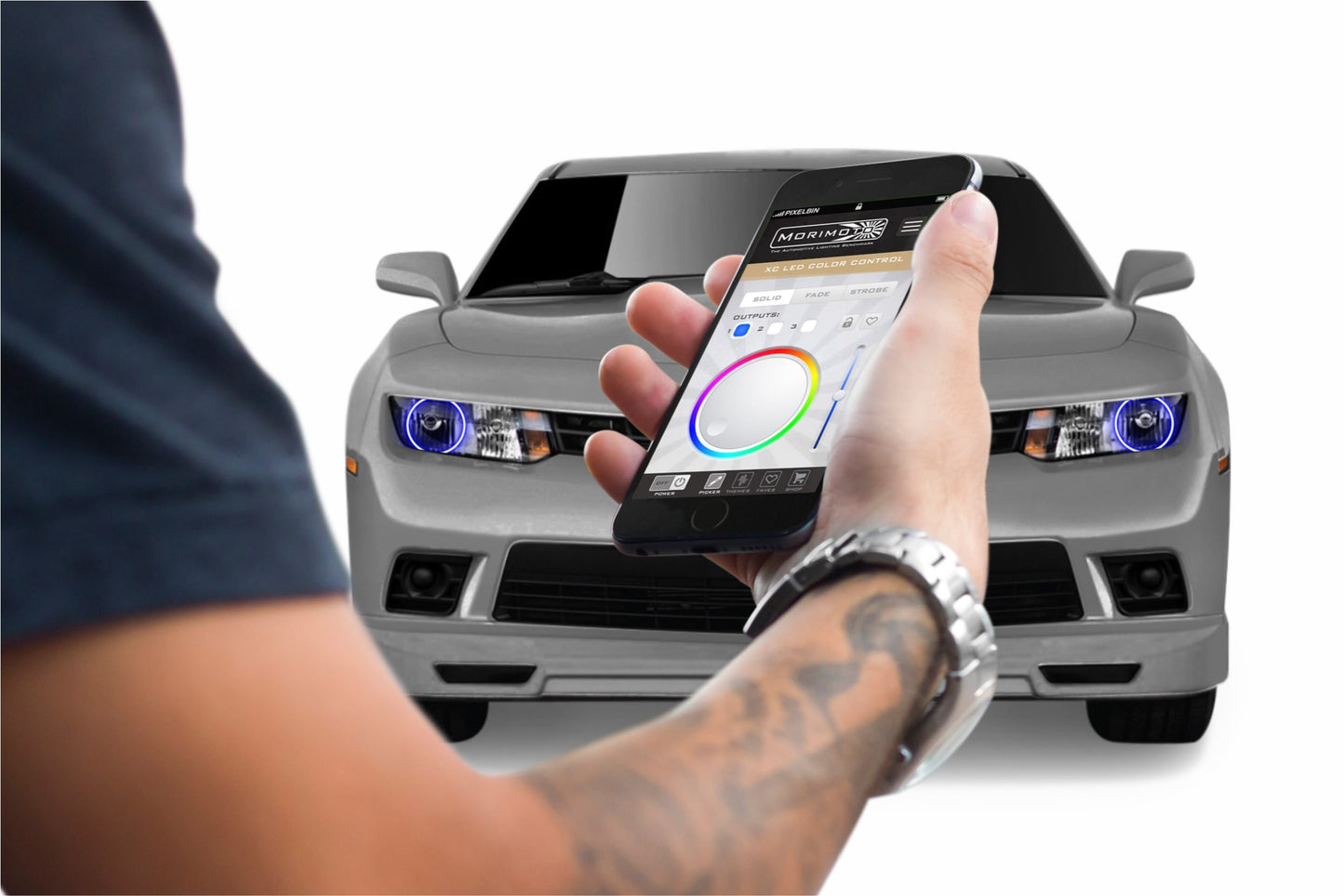 Chevrolet Camaro w/ OEM HID (10-13): Profile Prism Fitted Halos (Kit)
