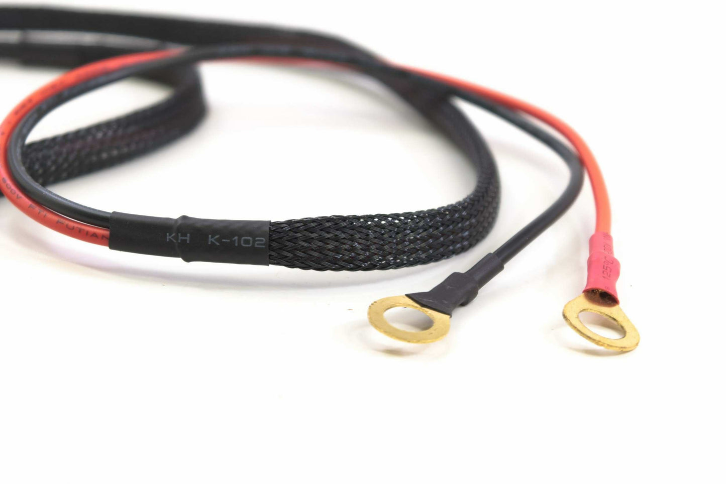 Fuse Box Harness: O-Ring Terminals (12V +/-)