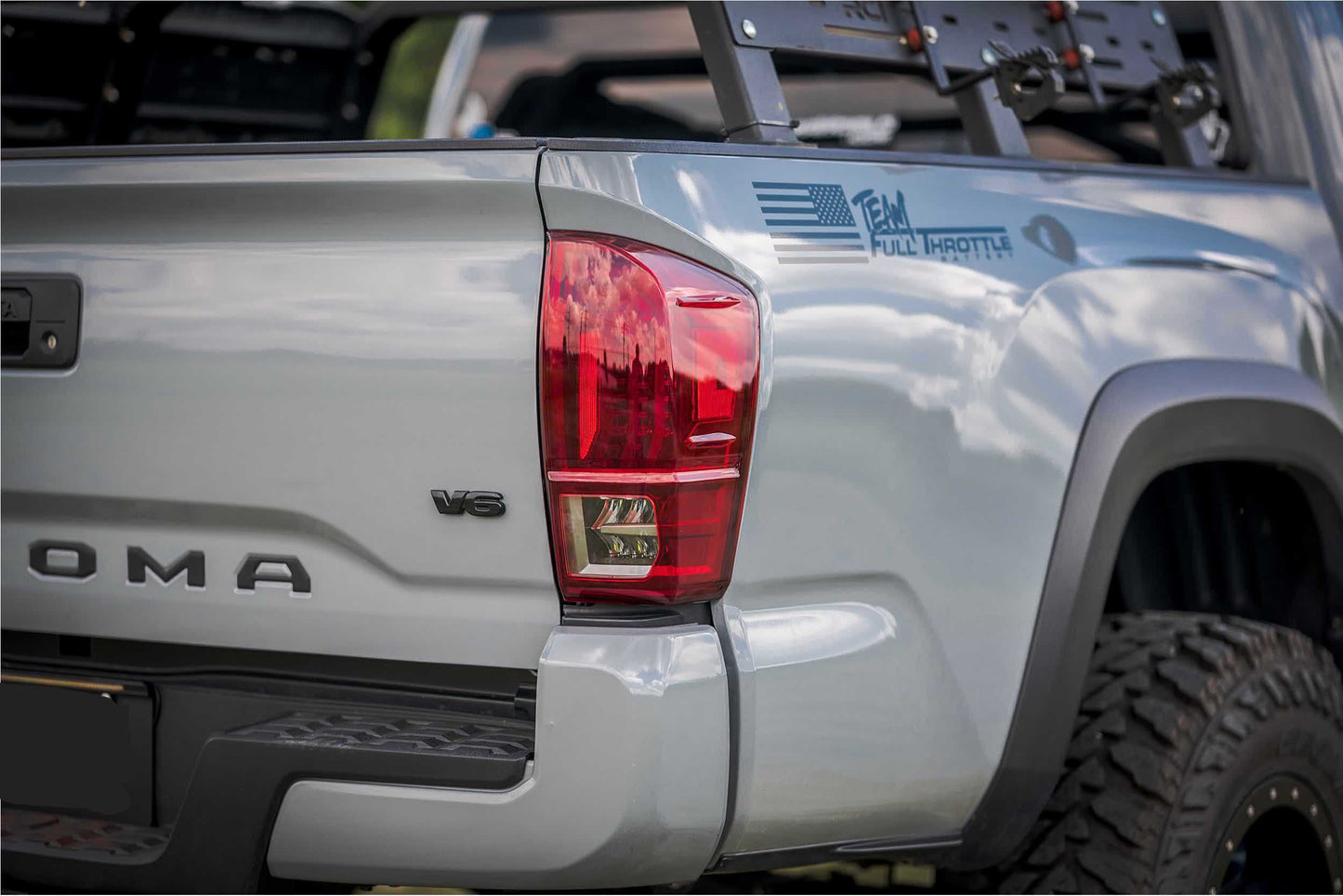 XB LED Tail Lights: Toyota Tacoma (16-23) (Pair / Red Lens)