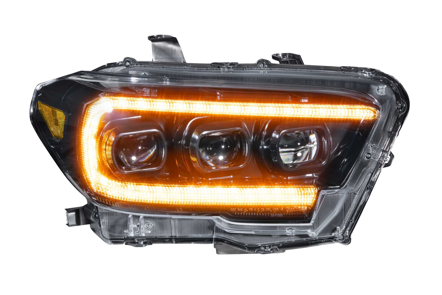 XB LED Headlights: Toyota Tacoma (16-23) (Pair / ASM / Amber DRL) (Gen 2)