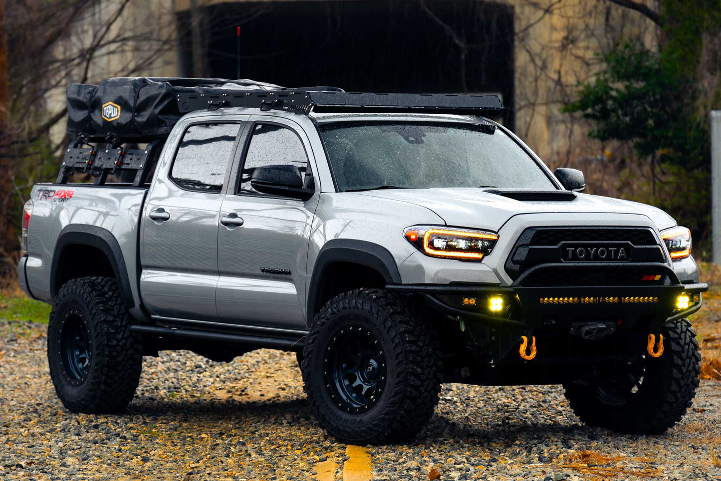 XB LED Headlights: Toyota Tacoma (16-23) (Pair / ASM / Amber DRL) (Gen 2)