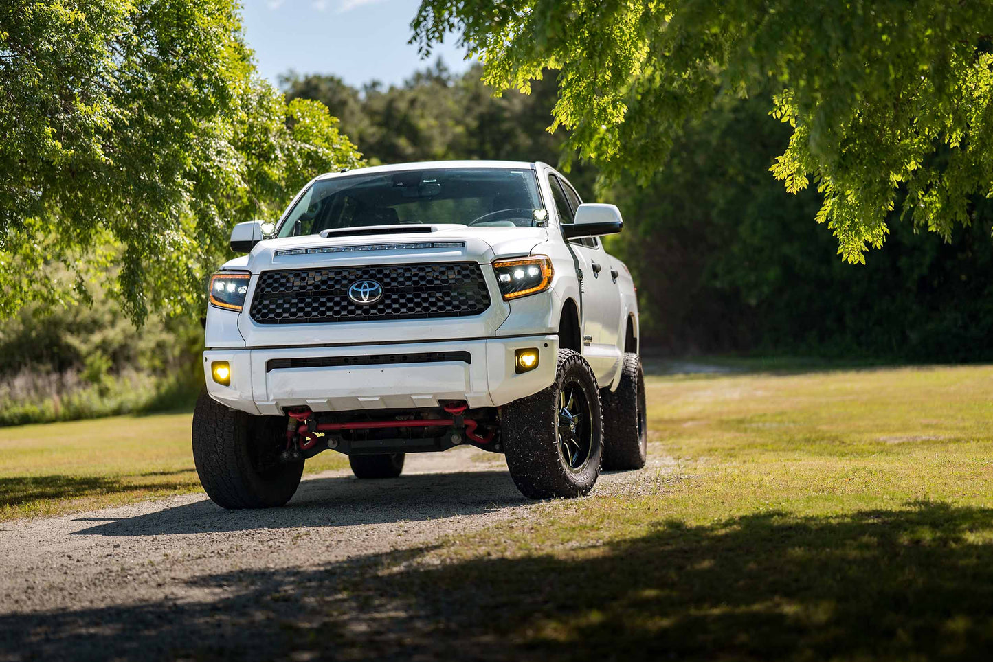 XB LED Headlights: Toyota Tundra (14-21) (Pair / ASM / Amber DRL) (Gen 2)