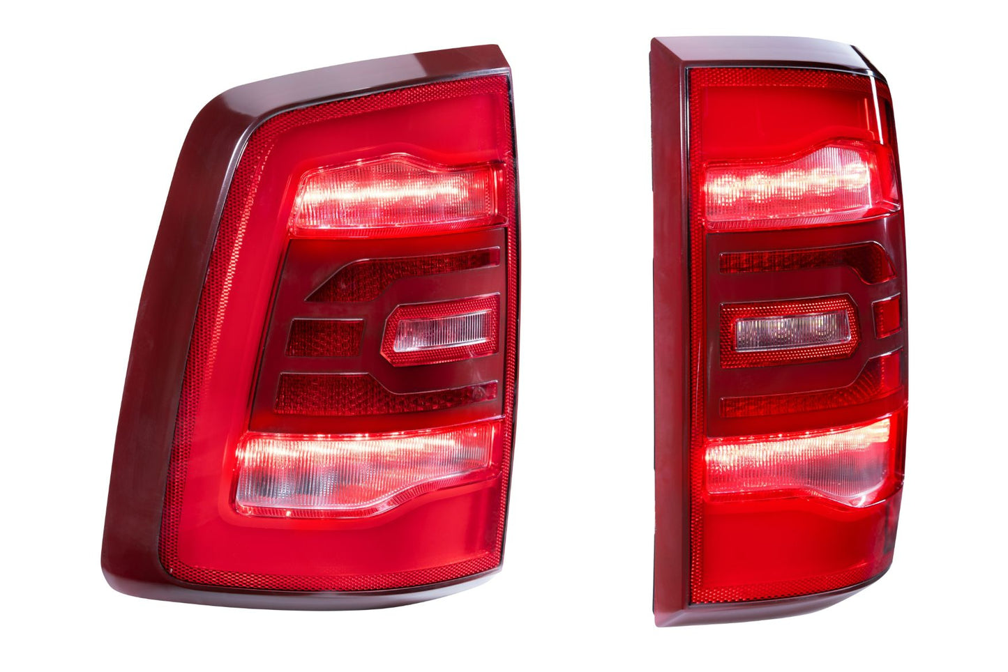 Carbide LED Tail Lights: Dodge Ram (09-18) (Pair / Facelift)