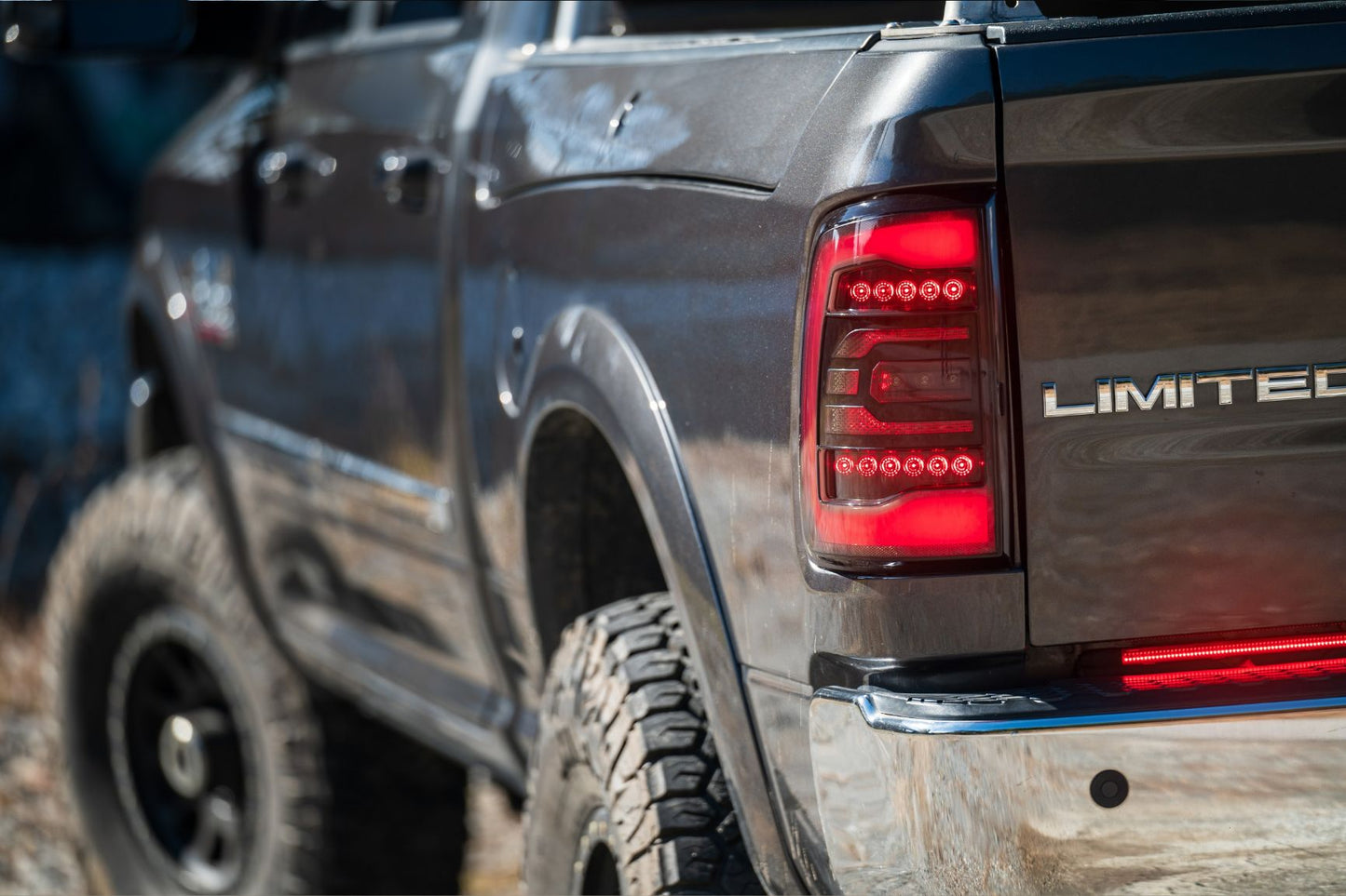 Carbide LED Tail Lights: Dodge Ram (09-18) (Pair / Facelift)