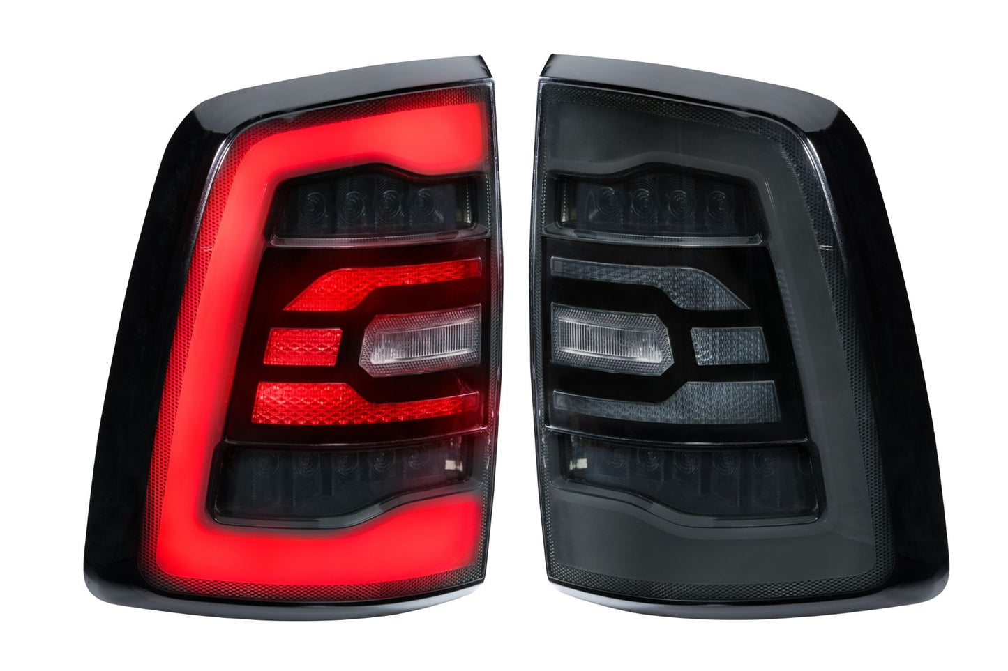 Carbide LED Tail Lights: Dodge Ram (09-18) (Pair / Facelift)