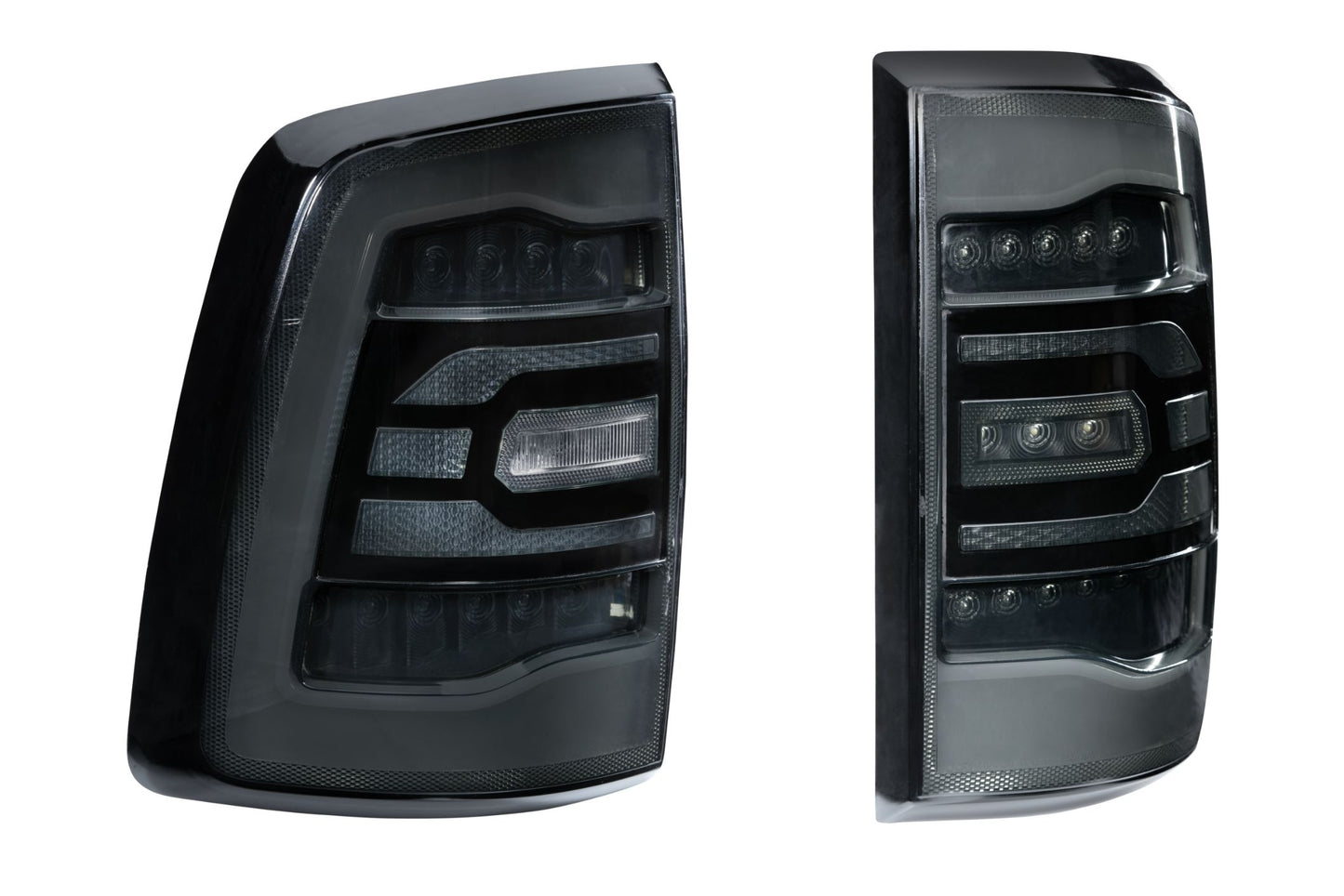 Carbide LED Tail Lights: Dodge Ram (09-18) (Pair / Facelift)