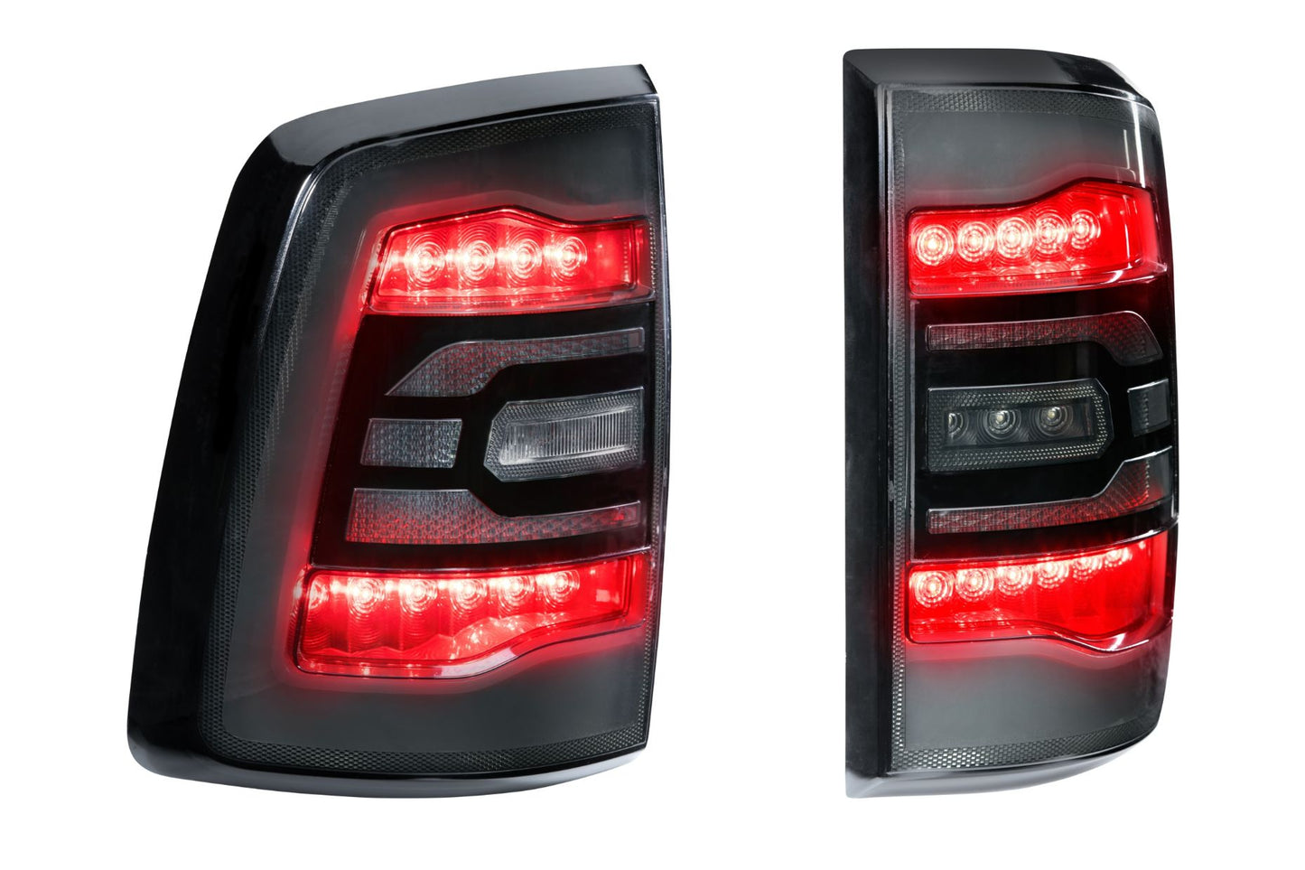 Carbide LED Tail Lights: Dodge Ram (09-18) (Pair / Facelift)