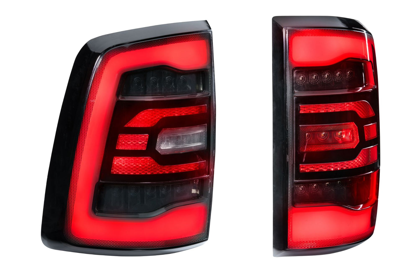 Carbide LED Tail Lights: Dodge Ram (09-18) (Pair / Facelift)