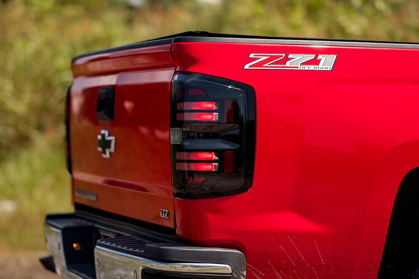 XB LED Tail Lights: Chevy Silverado (14-19) (Pair / Smoked) (Gen 2)