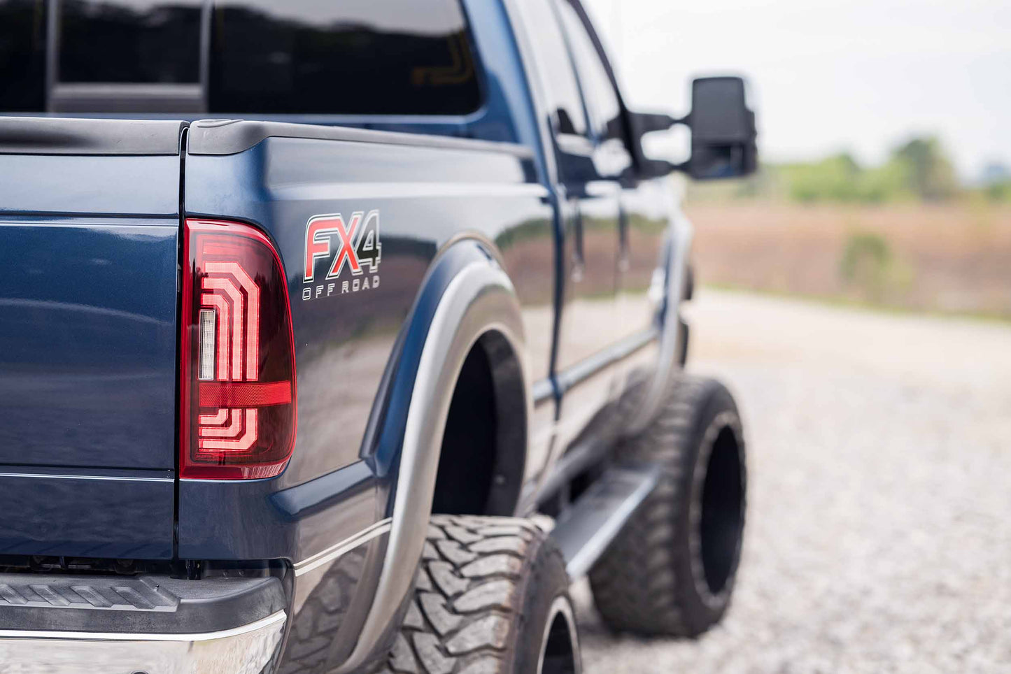 XB LED Tails: Ford Super Duty (99-16) (Pair / Red)