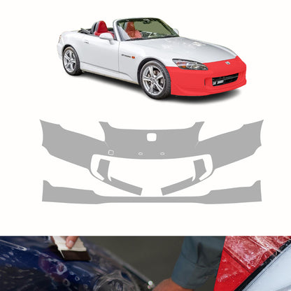 2004-2009 S2000 Pre-Cut Front Bumper Paint Protection Clear Film PPF