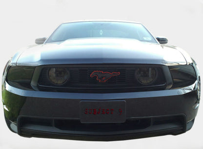 10-12 Ford Mustang GT Headlight Tint Vinyl Overlay Covers