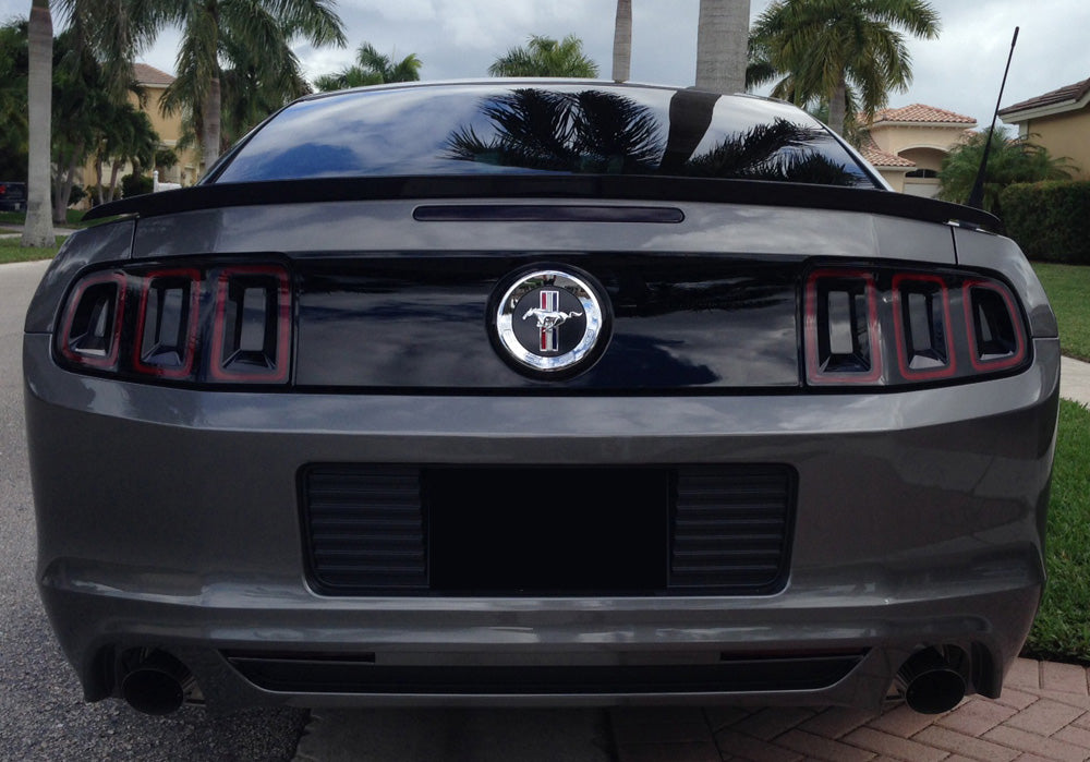 13-14 Ford Mustang Taillight Tint Vinyl Overlay Covers