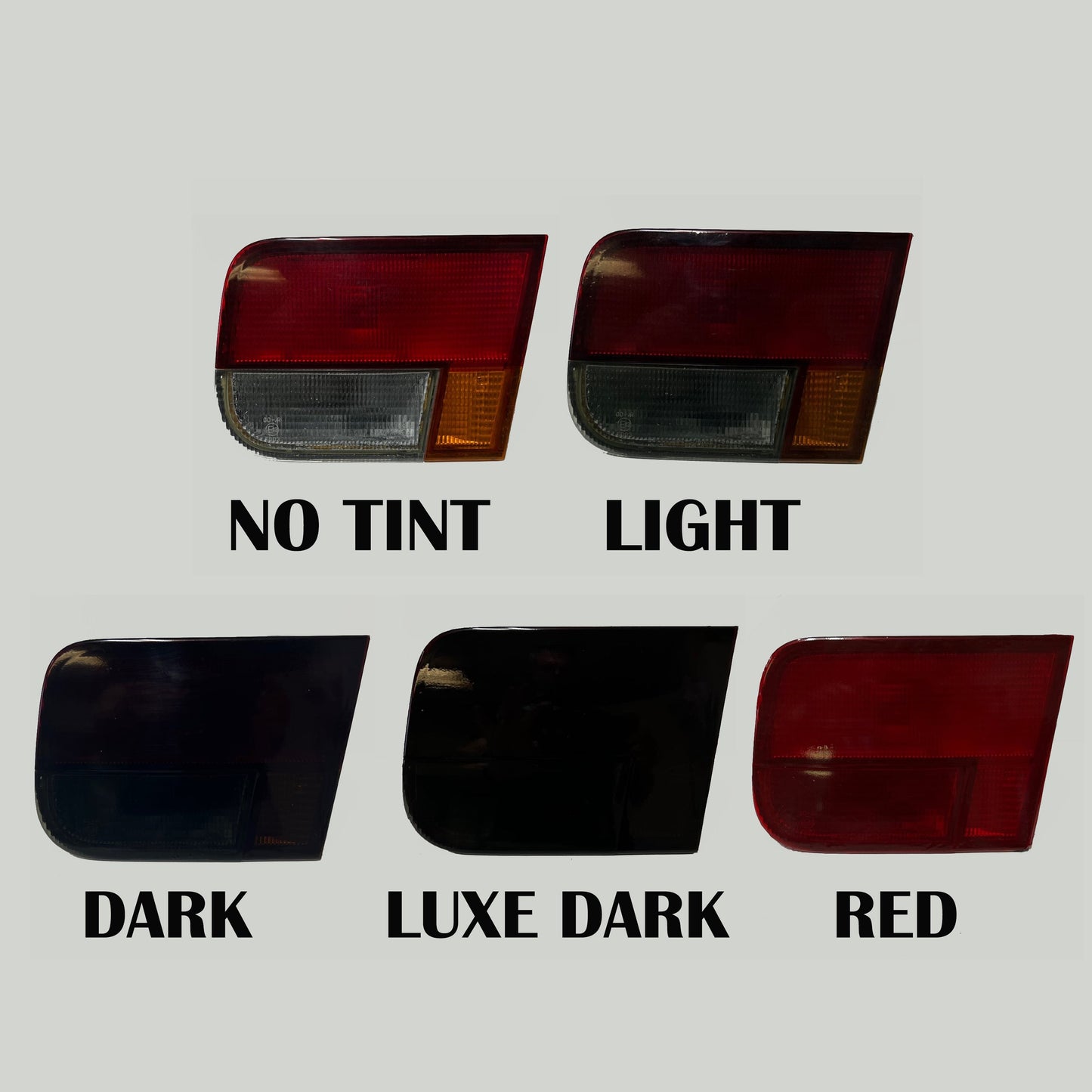 96-98 Ford Mustang Taillight Tint Vinyl Overlays