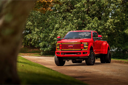 XBG LED Grille: Ford Super Duty (17-19) (Unfinished / Amber DRL)