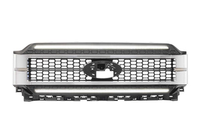 XBG LED Grille: Ford F150 (2021+) (Chrome Finish / White DRL)