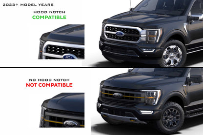 XBG LED Grille: Ford F150 (2021+) (Chrome Finish / White DRL)