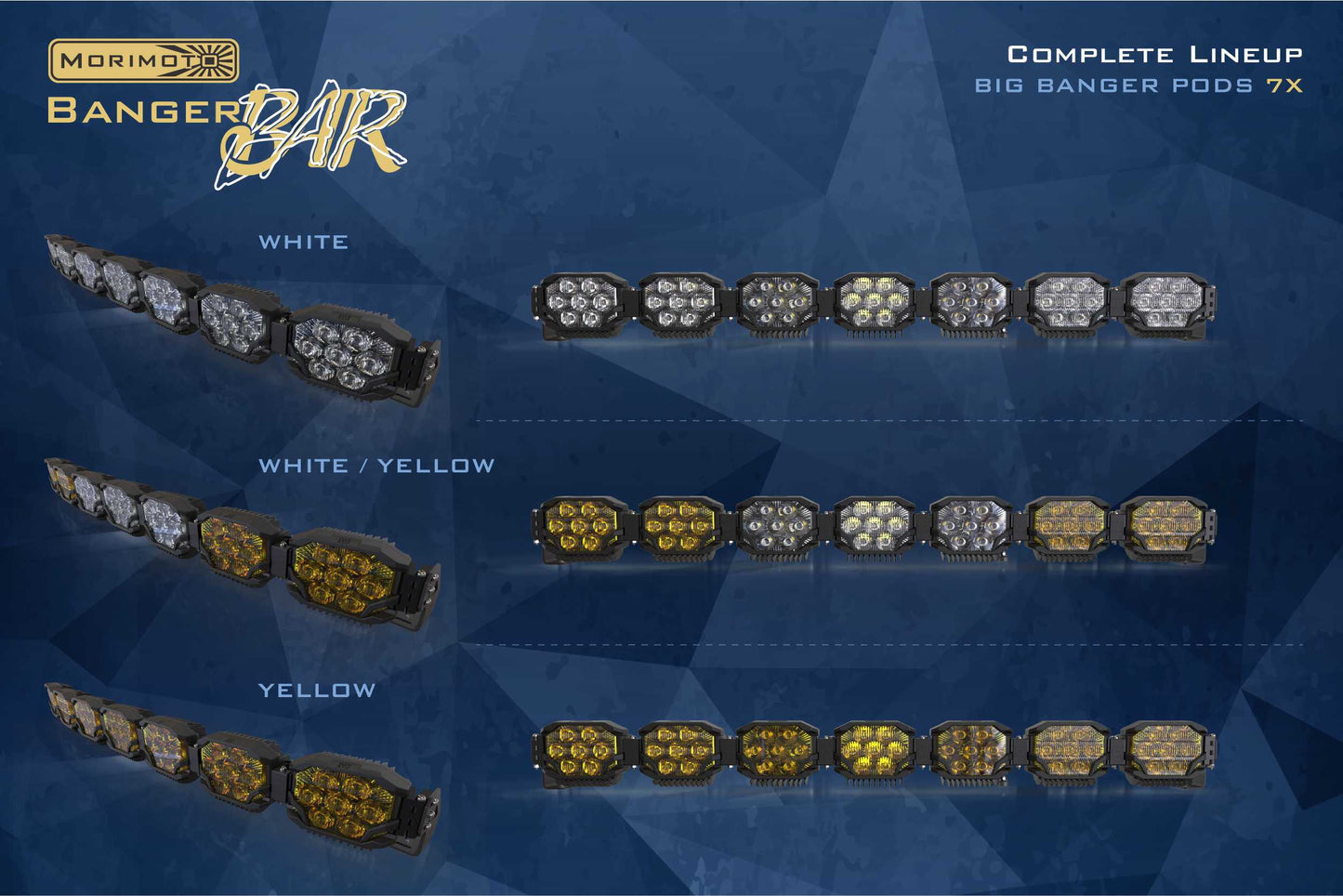 Triple-Row BangerBar: 7 Pod / 50.5"