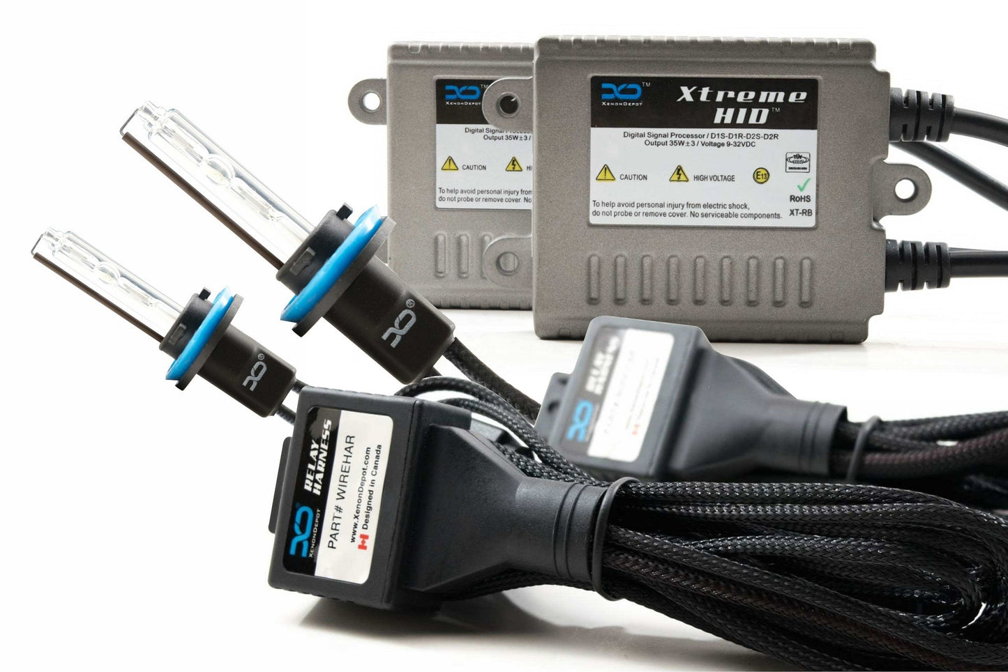 H4/9003 Bi-Xenon: XTR HID Bulbs (Pair)