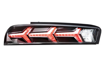 XB LED Tail Lights: Chevrolet Camaro (16-18) (Pair / Lambo / Red)