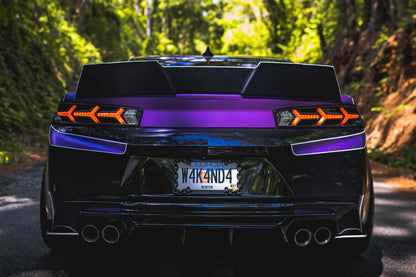 XB LED Tail Lights: Chevrolet Camaro (16-18) (Pair / Lambo / Red)