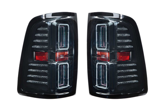 XB LED Tail Lights: Dodge Ram 1500 (19+) (Pair / Smoked)