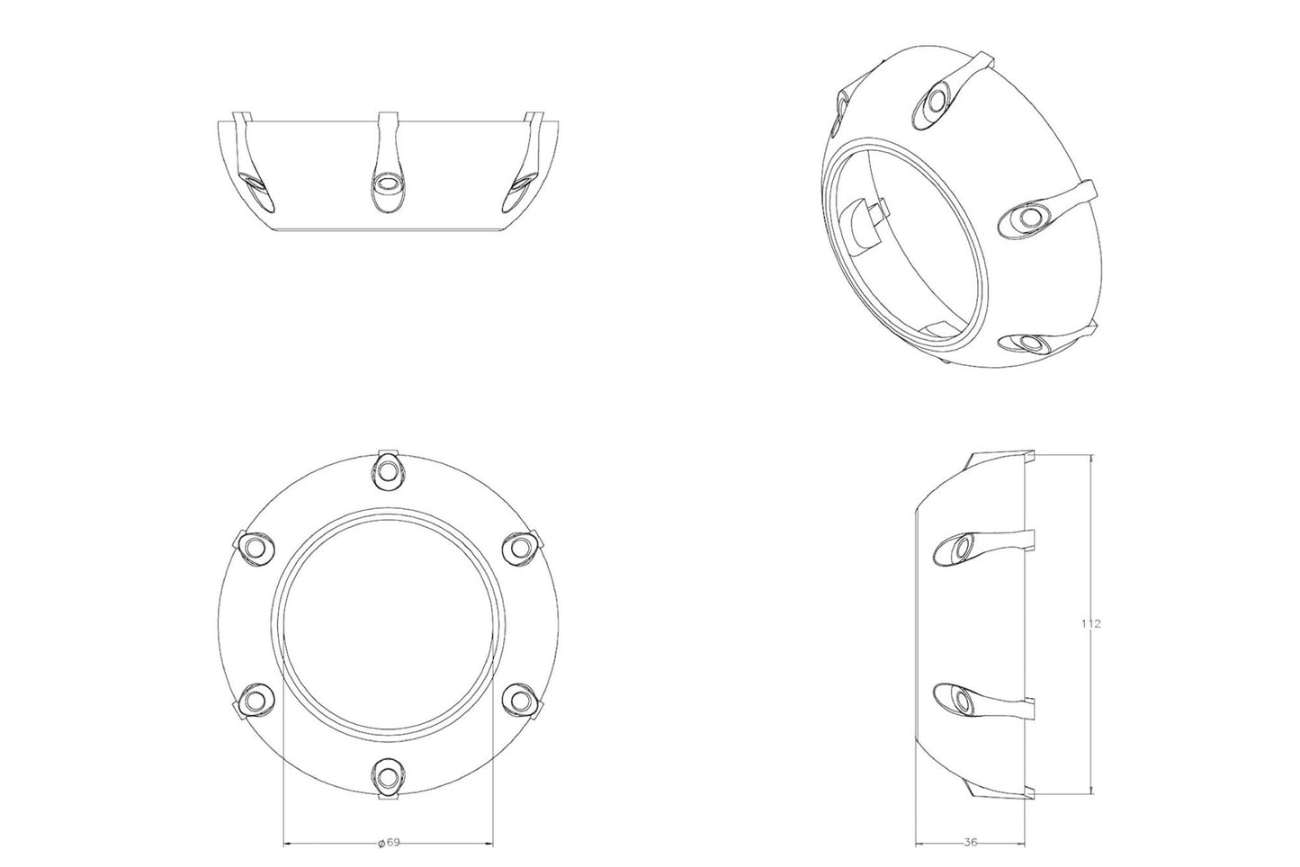 GTi-R Projector Shroud