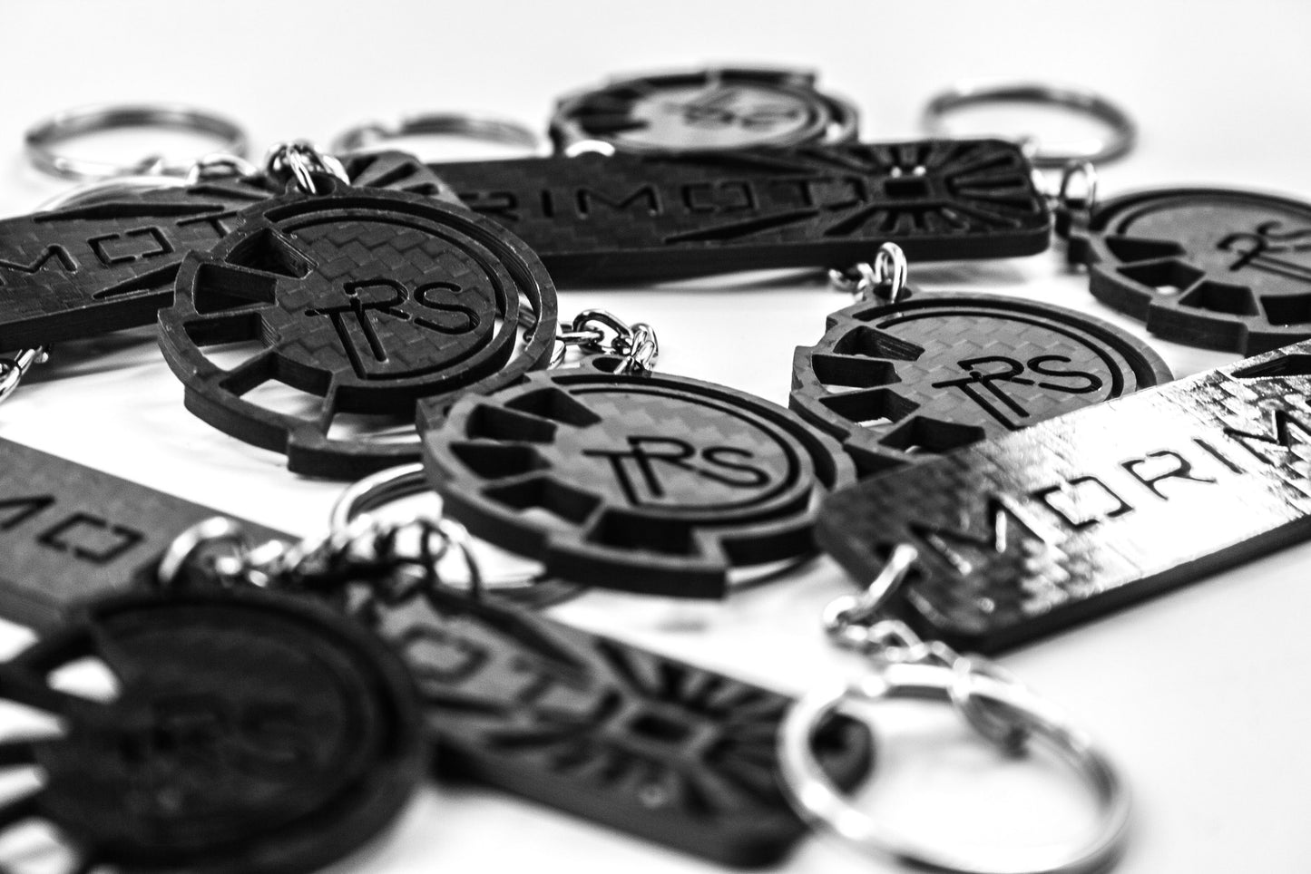 Swag: Morimoto keychain (Carbon)