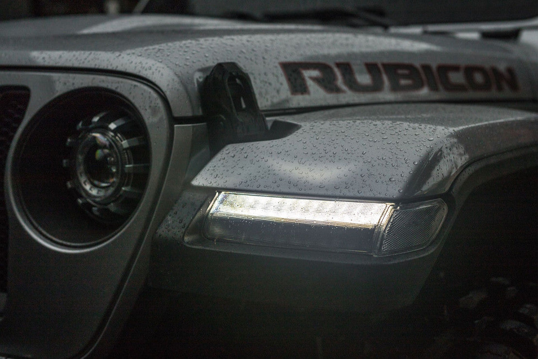 XB LED Sidemakers: Jeep Wrangler JL (18+) (Pair / Smoked)
