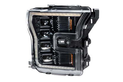 XB LED Headlights: Ford F150 (15-17) (Pair / ASM / Amber DRL) (Gen 2)