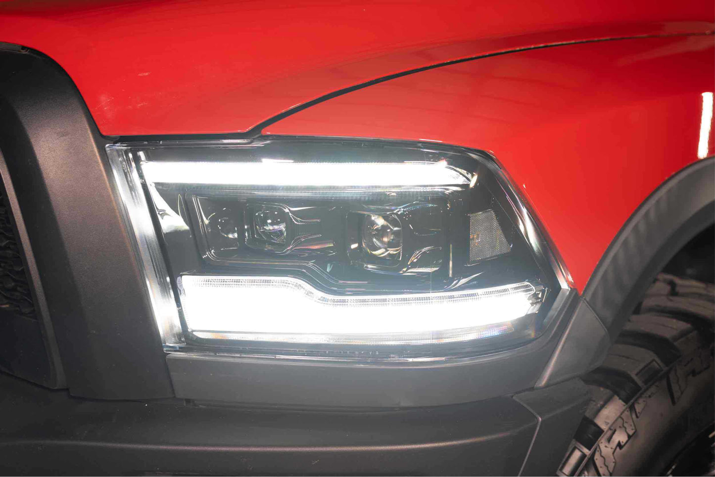 XB LED Headlights: Dodge Ram (09-18) (Pair / ASM)