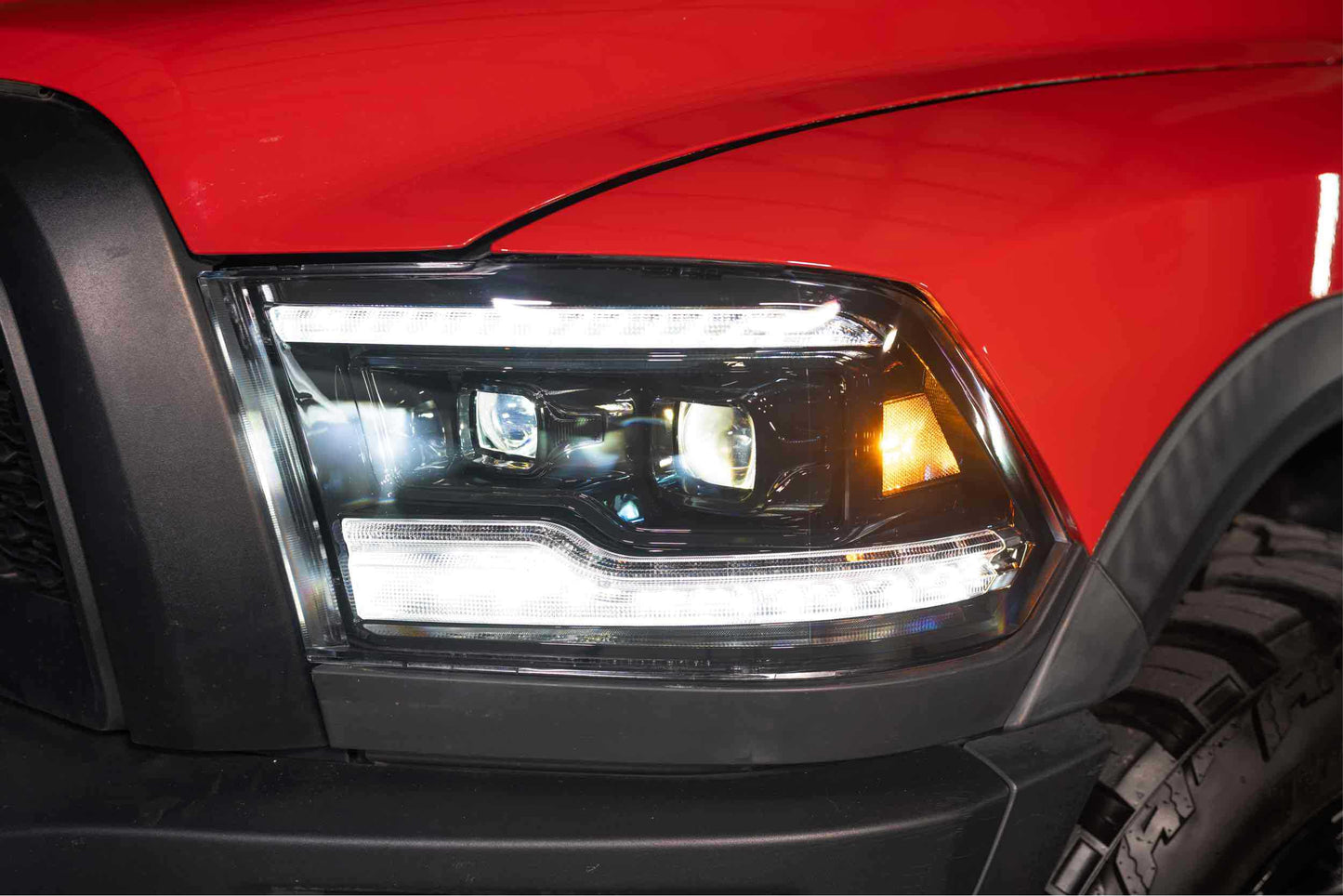 XB LED Headlights: Dodge Ram (09-18) (Pair / ASM)