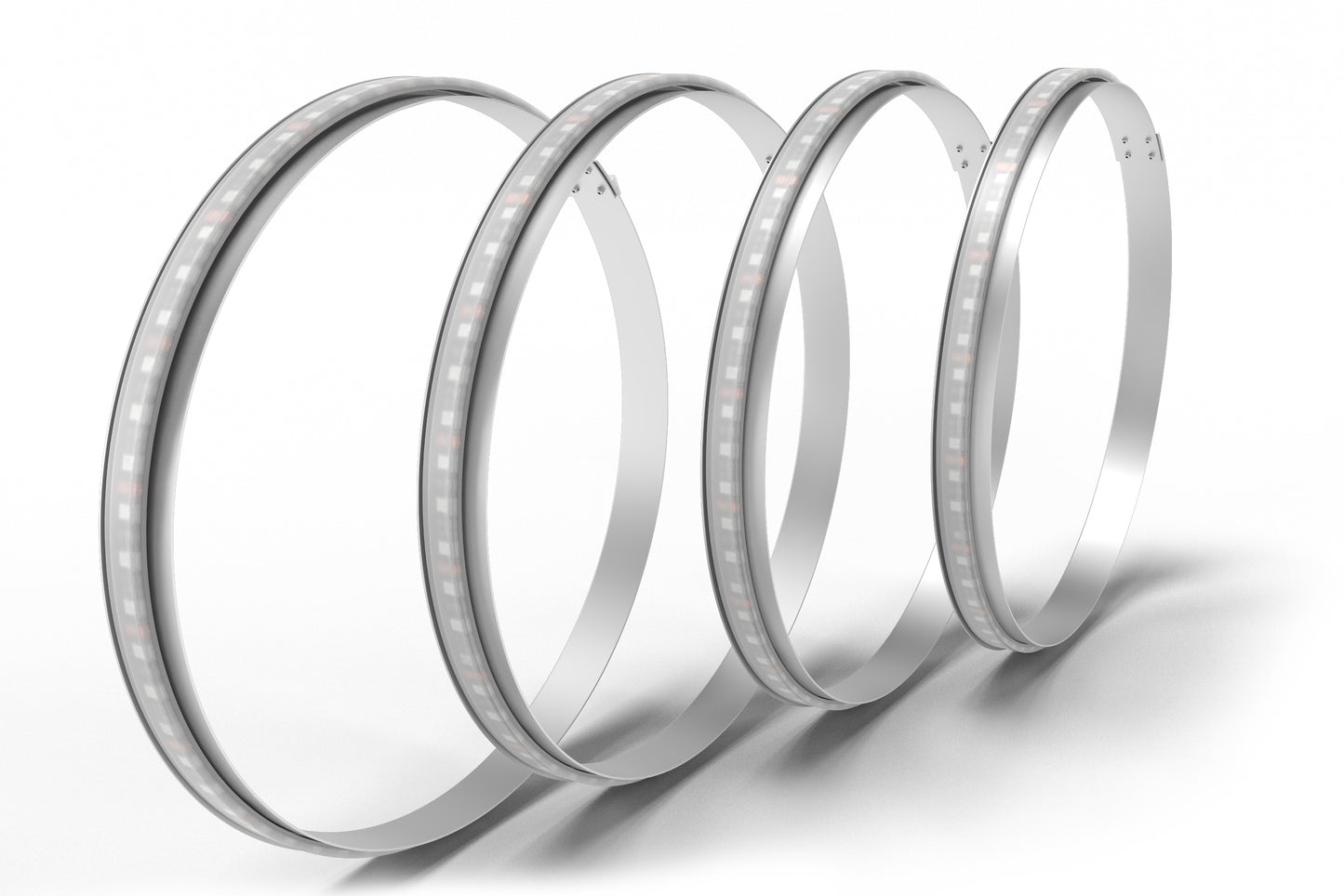 Profile Pixel Wheel Rings: 15.5in (4 Pc Set / RGBW)