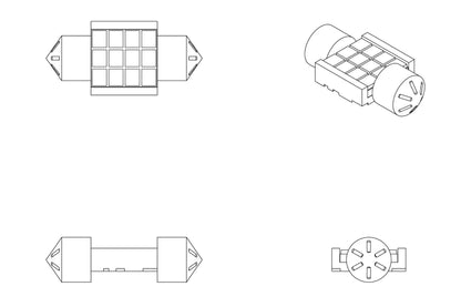 Festoon: Morimoto XB LED 2.0 (31mm)