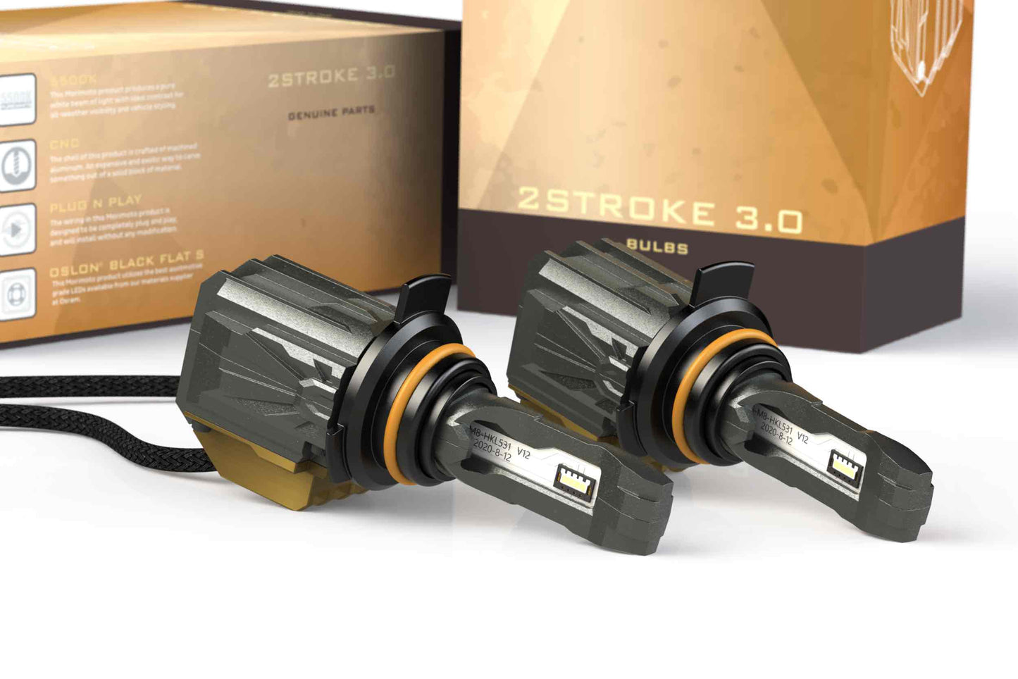 9012: Morimoto 2Stroke 3.0 LED Bulb (Pair)
