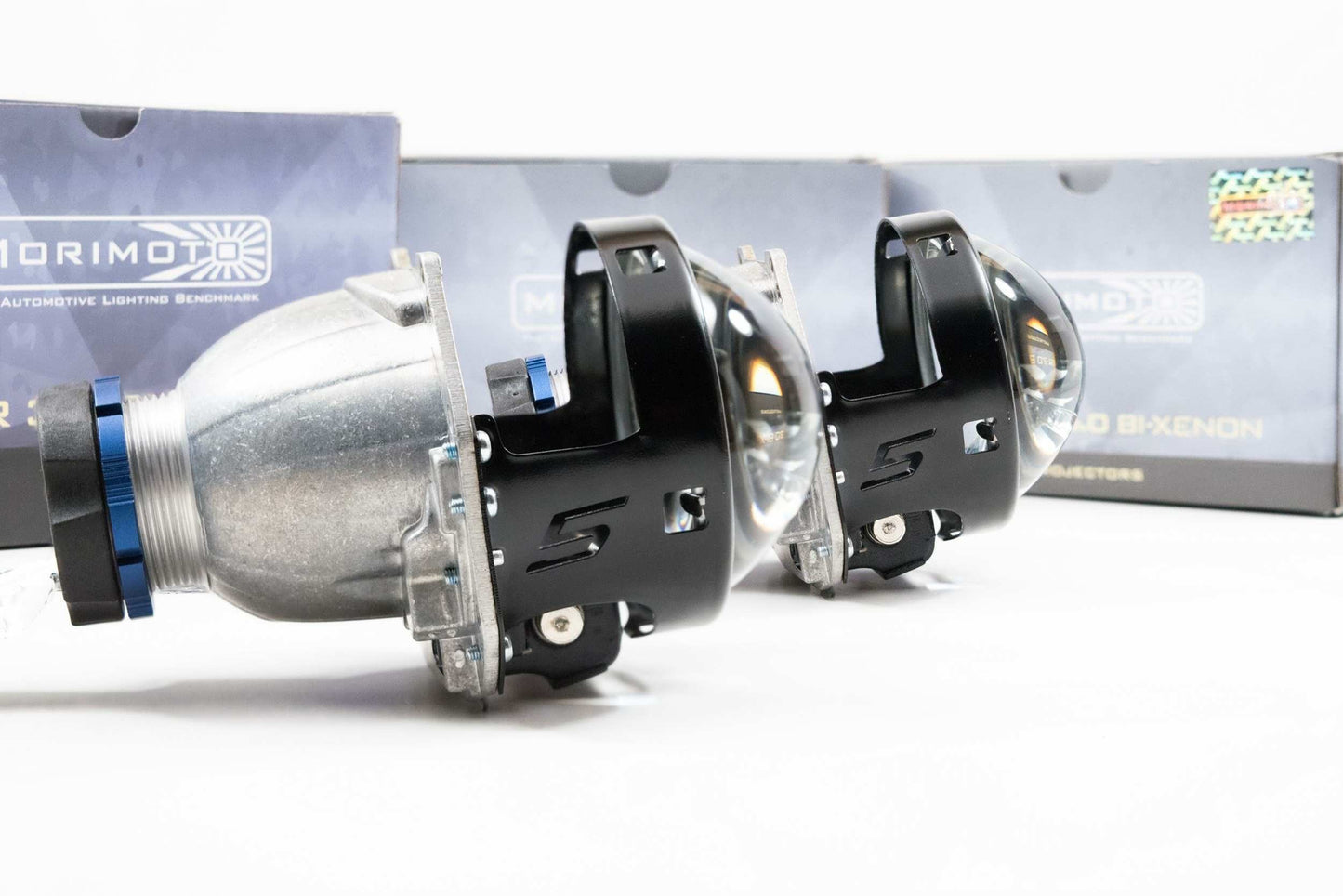 Bi-xenon: Morimoto Mini D2S 5.0: (Square Lens/LHD)