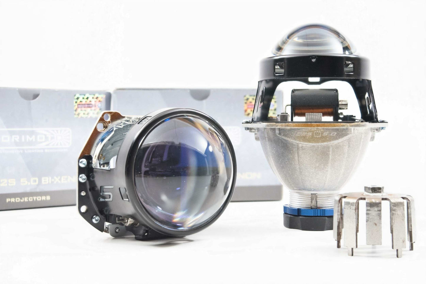 Bi-xenon: Morimoto Mini D2S 5.0: (Square Lens/LHD)