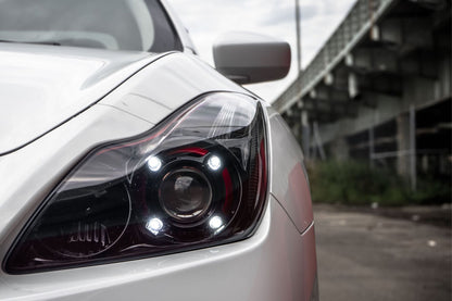 Panamera 1.0 Projector Shroud (White/Amber LED Switchback)