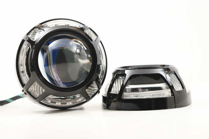 Panamera 2.0 Projector Shroud (Black) (White/Amber LED Switchback)