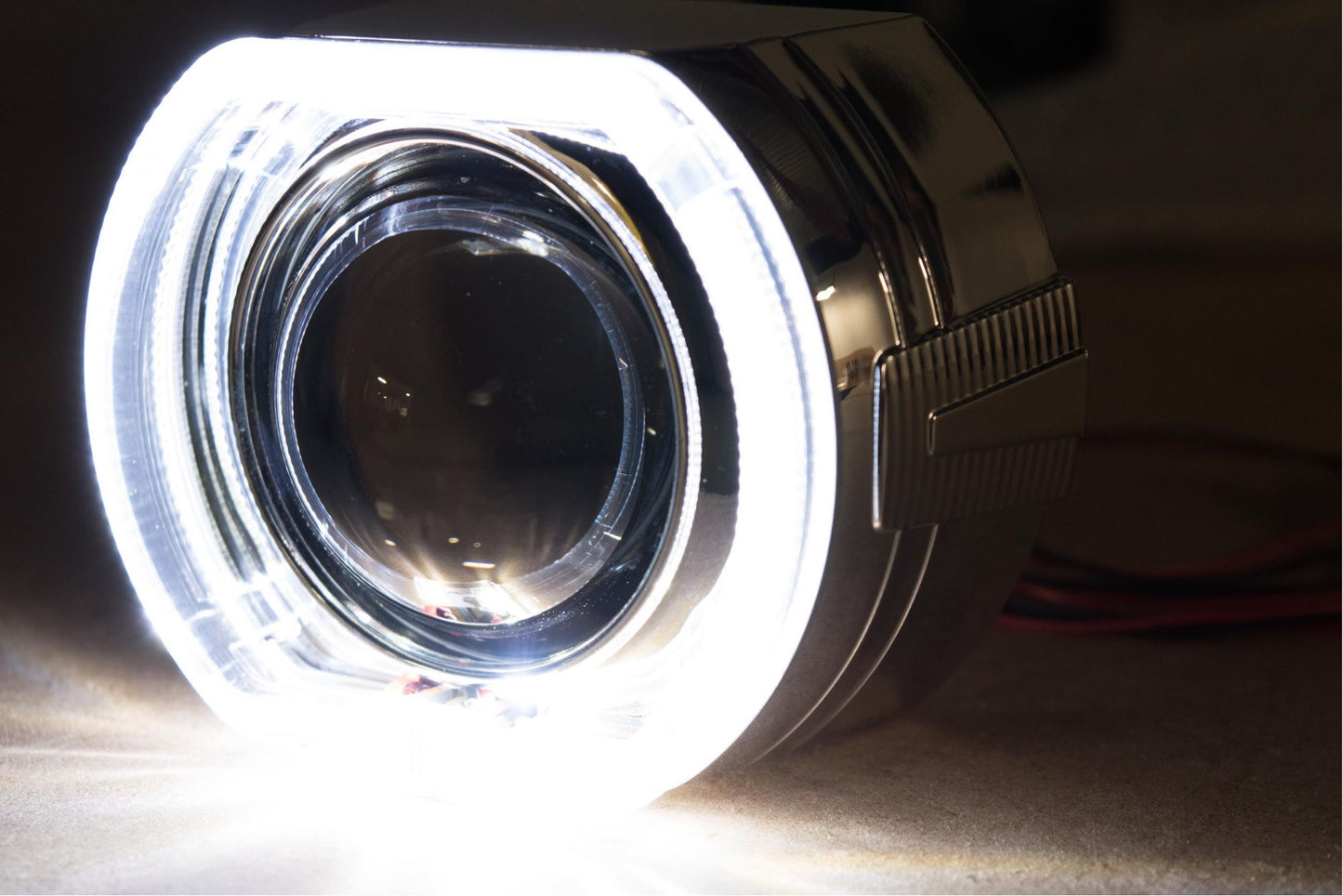 Mini X5-R Projector Shroud (White/Amber LED Switchback)