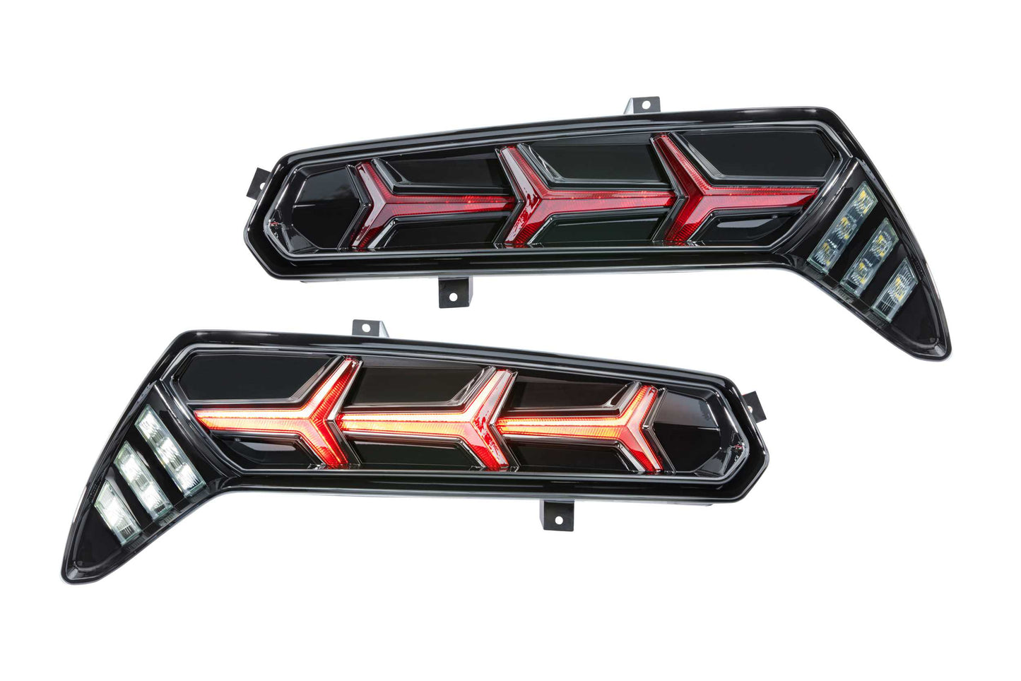 XB LED Tail Lights: Chevrolet Corvette (14-21) (Pair / Red)